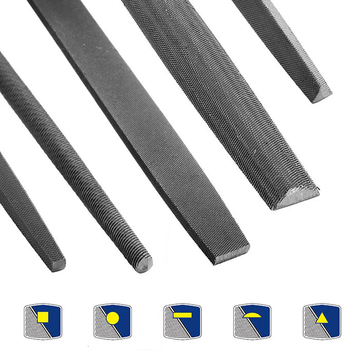 WORKPRO 5PC 200MM (8") FILE SET