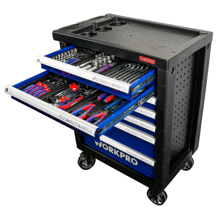 WORKPRO 193PC CABINET TOOL SETS-BMC TRAY
