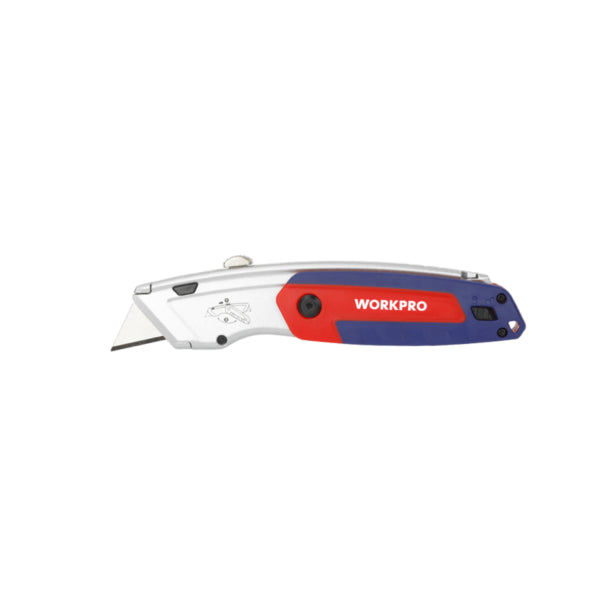 WORKPRO DUAL-BLADE FLIP UTILITY KNIFE