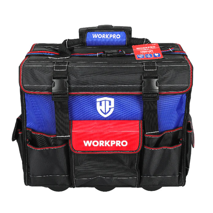 WORKPRO 450MM (18") HEAVY DUTY ROLLING TOOL BAG