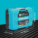 DURATECH 23-Piece Internal & External Star Bit Socket Set