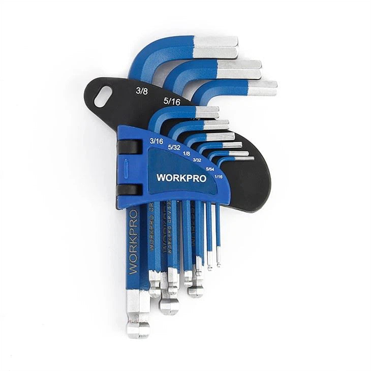 WORKPRO 9PC  BALL POINT  HEX KEY SET(METRIC)