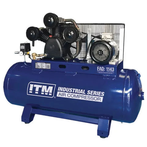 ITM AIR COMPRESSOR BELT DRIVE STATIONARY 3PHASE 10PH 270L FAD1143L/MIN