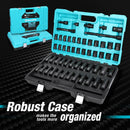 DURATECH 55-Piece 1/2" Impact Socket Set