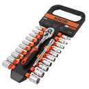 KSEIBI SOCKET SET 1/4" DR 22PCE