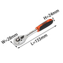 KSEIBI SOCKET SET 1/4" DR 22PCE