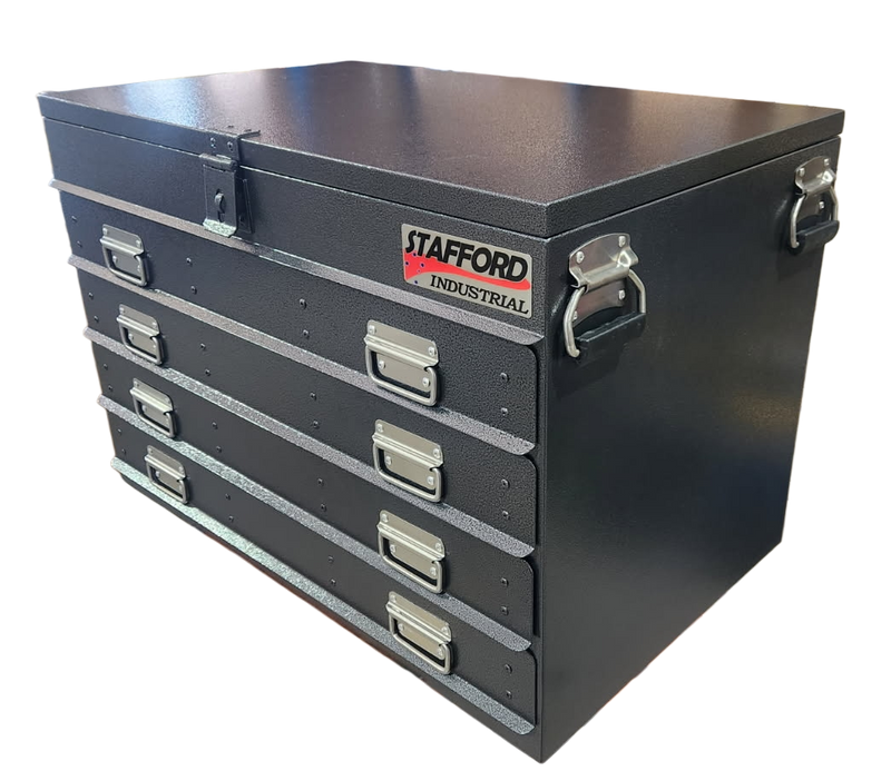 STAFFORD INDUSTRIAL TC880 SERIES 4 DRAWER TRUCK BOX BLACK