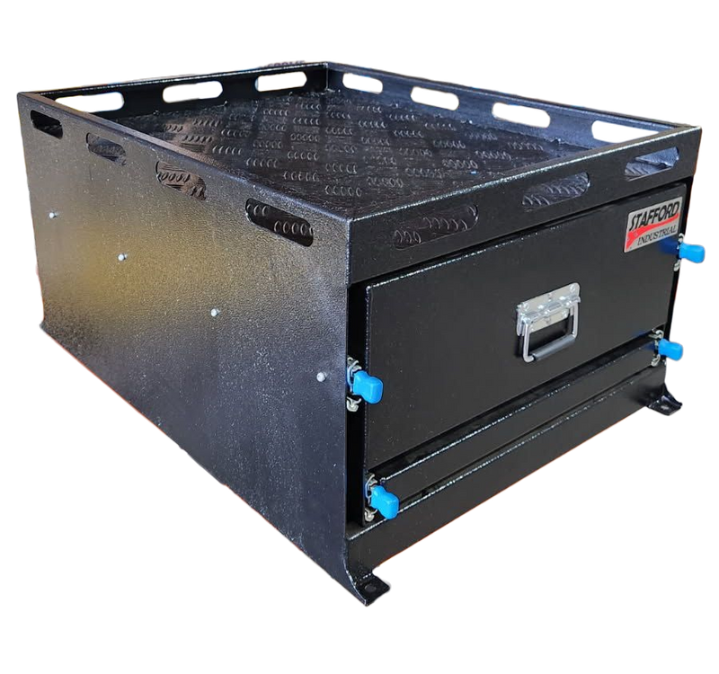 STAFFORD INDUSTRIAL ALUMINIUM DRAW 600X830X410 BLACK