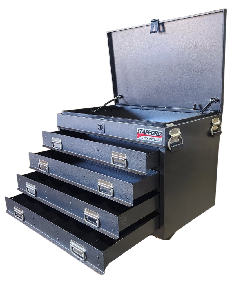 STAFFORD INDUSTRIAL TC880 SERIES 4 DRAWER TRUCK BOX BLACK