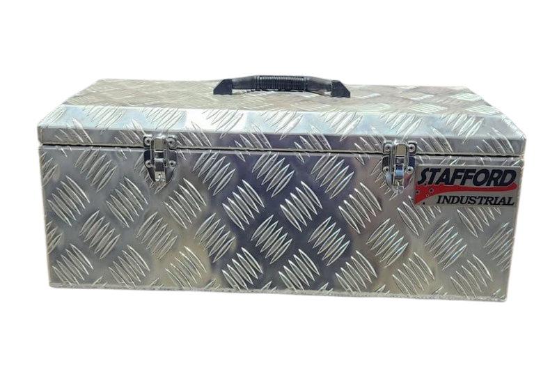 STAFFORD INDUSTRIAL 570X250X230MM CHECKER PLATE BOX