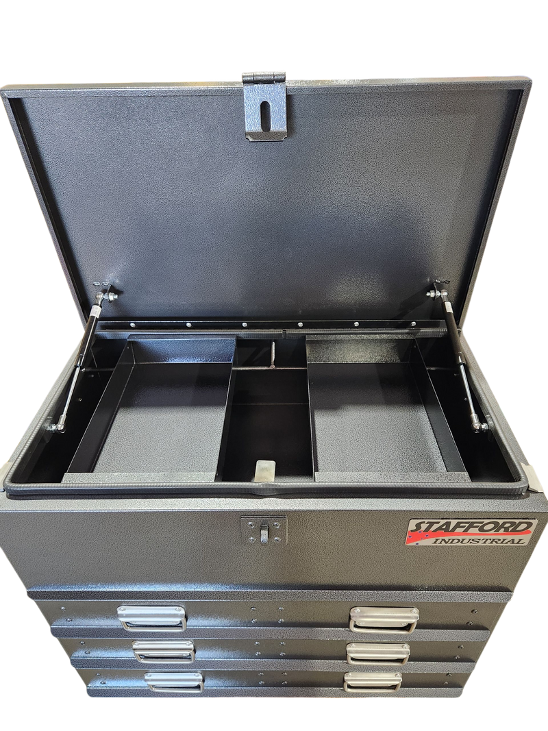 STAFFORD INDUSTRIAL TC700 SERIES 3 DRAWER BLACK TOOLBOX