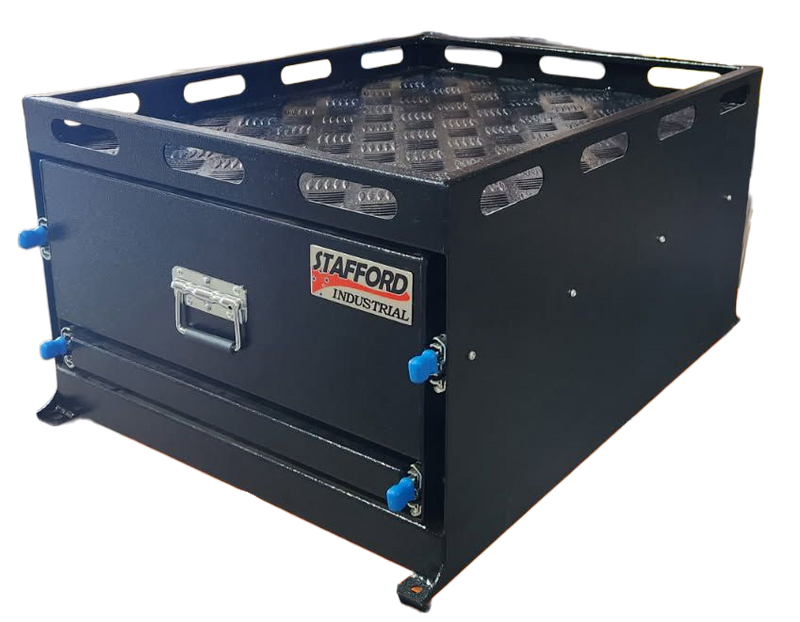 STAFFORD INDUSTRIAL ALUMINIUM DRAW 600X830X410 BLACK