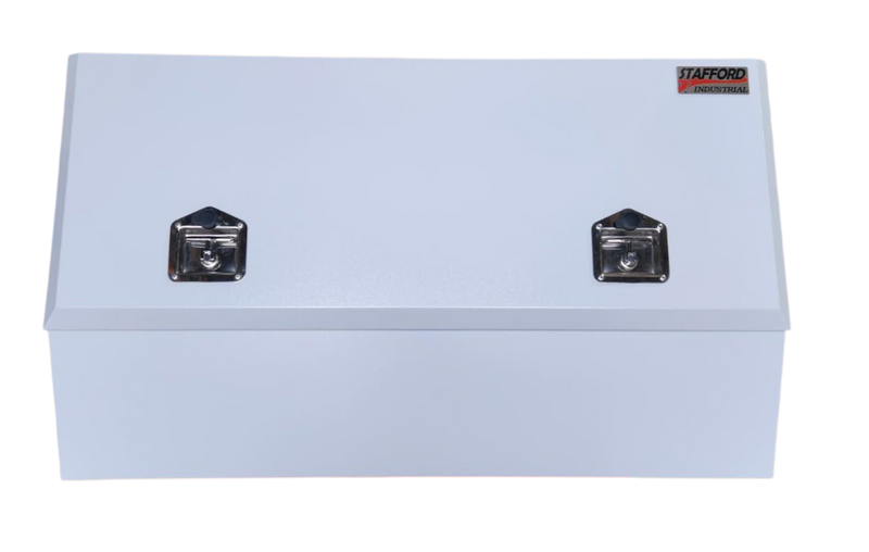 STAFFORD INDUSTRIAL 1210MM HALF DOOR ANGLED WHITE TOOL BOX