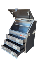 STAFFORD INDUSTRIAL TC550 SERIES UTE BOX 3 DR BLACK UTE BOX ANGLED