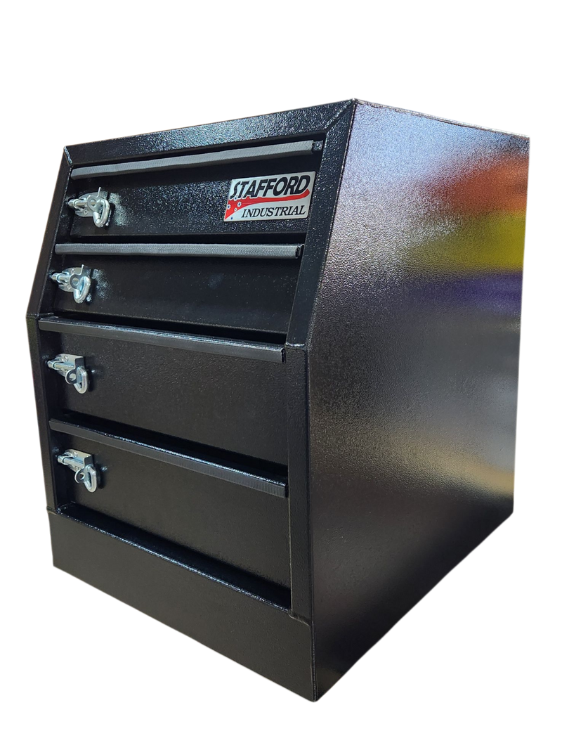 STAFFORD INDUSTRIALALUMINIUM DRAWER SYSTEM L500 X D580 X  H625MM BLACK