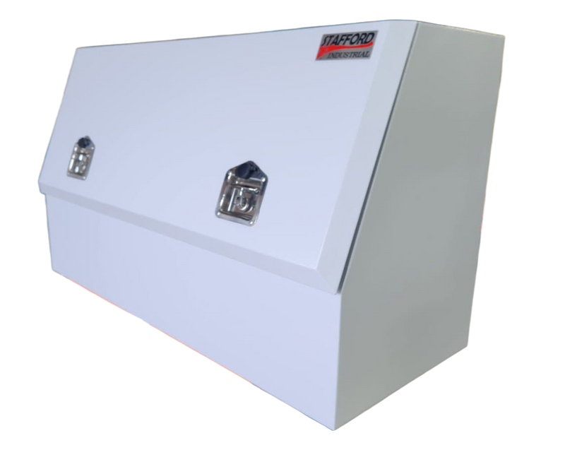 STAFFORD INDUSTRIAL 1210MM HALF DOOR ANGLED WHITE TOOL BOX