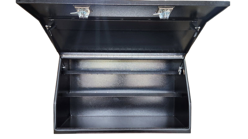 STAFFORD INDUSTRIAL 1220MM FULL FRONT ANGLED BLACK TOOL BOX