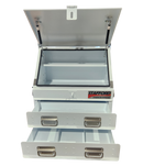 STAFFORD INDUSTRIAL TC550 SERIES UTE BOX 2 DR WHITE UTE BOX ANGLED