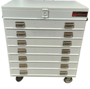 STAFFORD INDUSTRIAL TOOL TROLLEY WHITE 7 DRAW EXTREMELY HEAVY DUTY