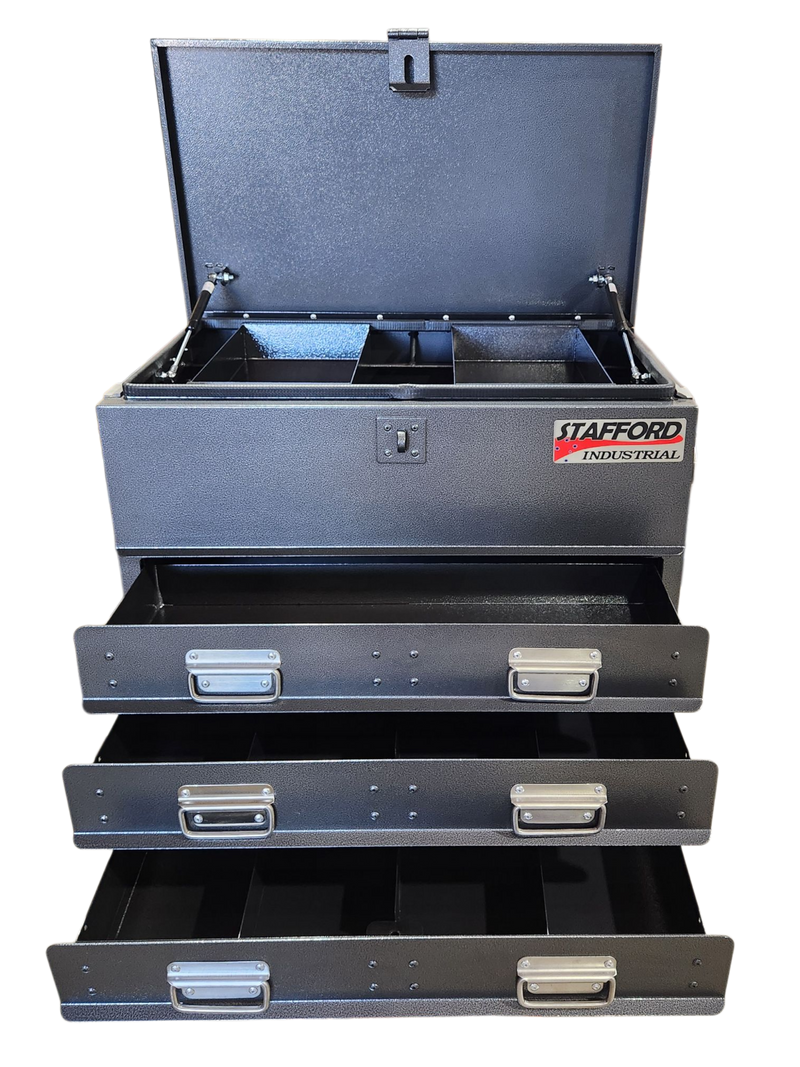 STAFFORD INDUSTRIAL TC700 SERIES 3 DRAWER BLACK TOOLBOX