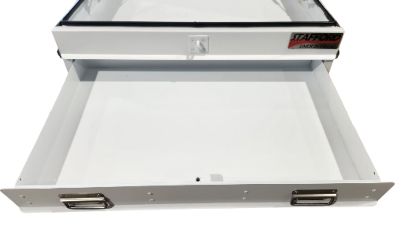 STAFFORD INDUSTRIAL TOOL TROLLEY WHITE 7 DRAW EXTREMELY HEAVY DUTY