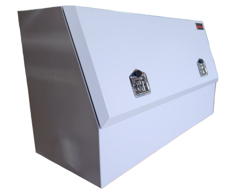 STAFFORD INDUSTRIAL 1210MM HALF DOOR ANGLED WHITE TOOL BOX