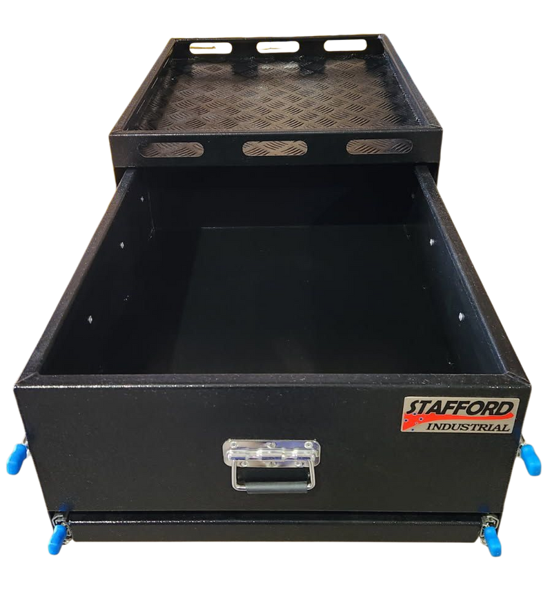 STAFFORD INDUSTRIAL ALUMINIUM DRAW 600X830X410 BLACK