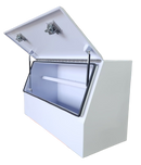 STAFFORD INDUSTRIAL 1210MM HALF DOOR ANGLED WHITE TOOL BOX