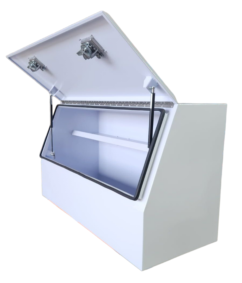 STAFFORD INDUSTRIAL 1210MM HALF DOOR ANGLED WHITE TOOL BOX