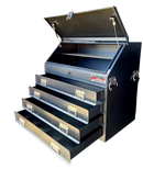 STAFFORD INDUSTRIAL TC880 SERIES 4 DRAWER TRUCK BOX BLACK ANGLED
