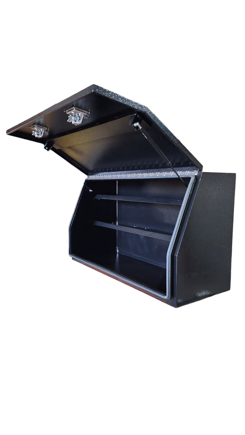 STAFFORD INDUSTRIAL 1220MM FULL FRONT ANGLED BLACK TOOL BOX