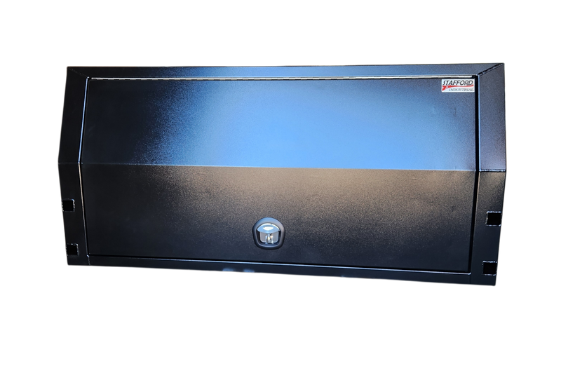 STAFFORD INDUSTRIAL CANOPY WITH 1/4 DOGBOX 3 DOOR BLACK 1800 x 1780 x 860MM 3MM