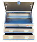 STAFFORD TC700 SERIES 2 DR BLACK TOOL BOX ANGLED