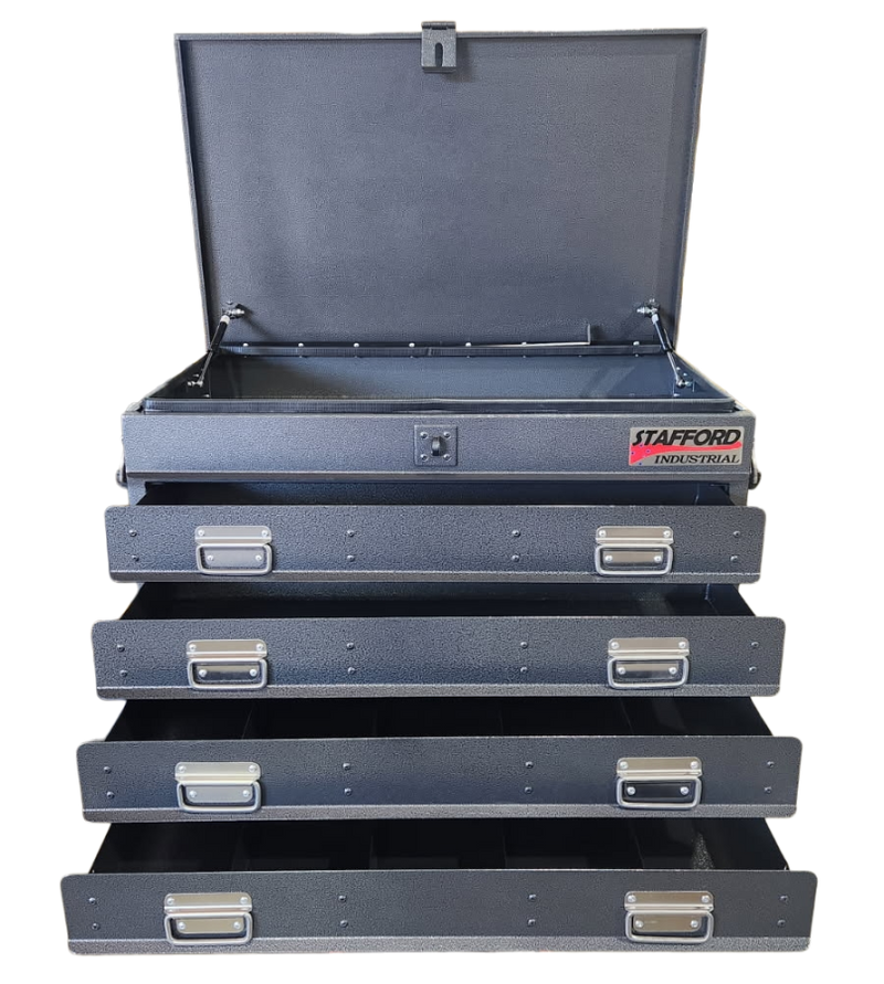 STAFFORD INDUSTRIAL TC880 SERIES 4 DRAWER TRUCK BOX BLACK