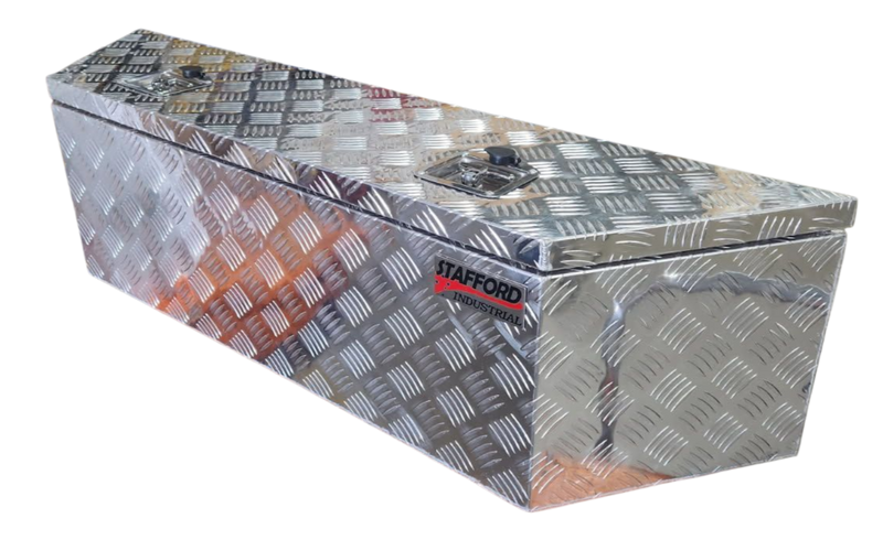 ALUMINUM DRAW BAR BOX CHECKER PLATE