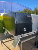 STAFFORD INDUSTRIAL DOGBOX 900MM X 1780MM X 860MM BLACK CANOPY