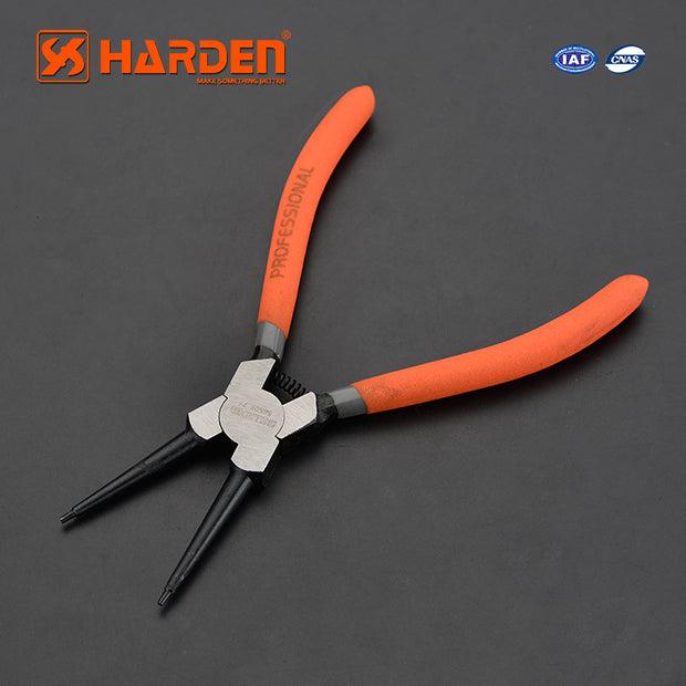 HARDEN 9" CIRCLIP PLIERS INT STRAIGHT JAW