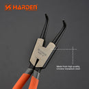HARDEN 9" CIRCLIP PLIER EXT BENT JAW