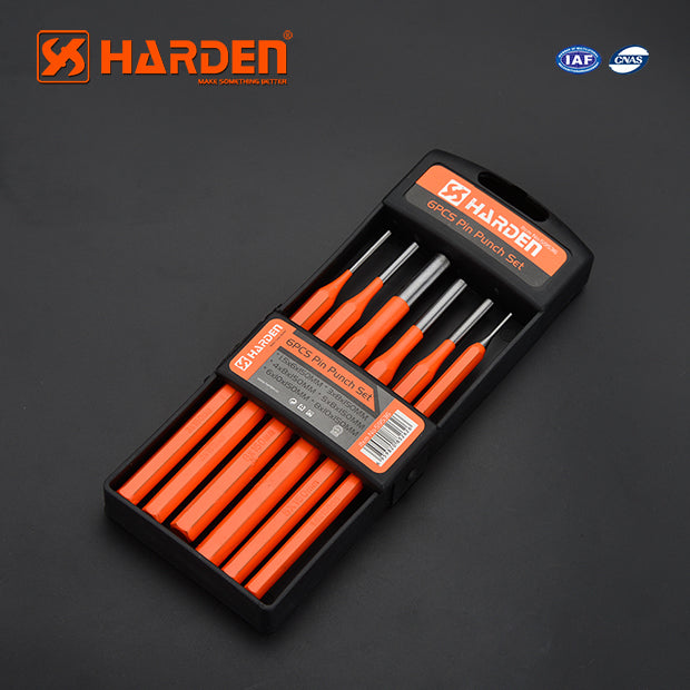 HARDEN 6PCE PIN PUNCH SET