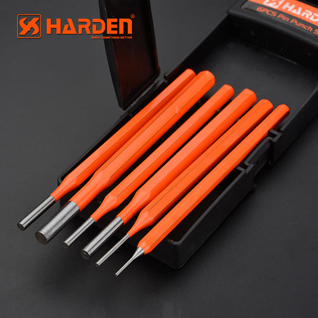 HARDEN 6PCE PIN PUNCH SET