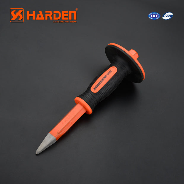 HARDEN 19x250MM POINT CHISEL TPR HANDLE