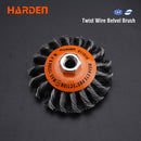 HARDEN 100MMXM14x2.0 TWIST WIRE BEVEL BRUSH