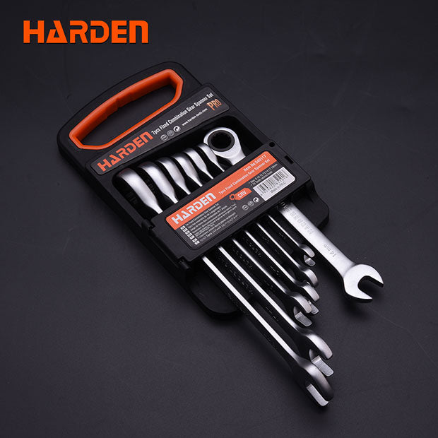 HARDEN 7PCE COMBINATION GEAR WRENCH SET