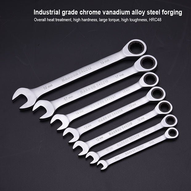 HARDEN 7PCE COMBINATION GEAR WRENCH SET