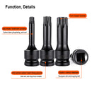 HARDEN 8PCE 1/2" TORX IMPACT SOCKET SET