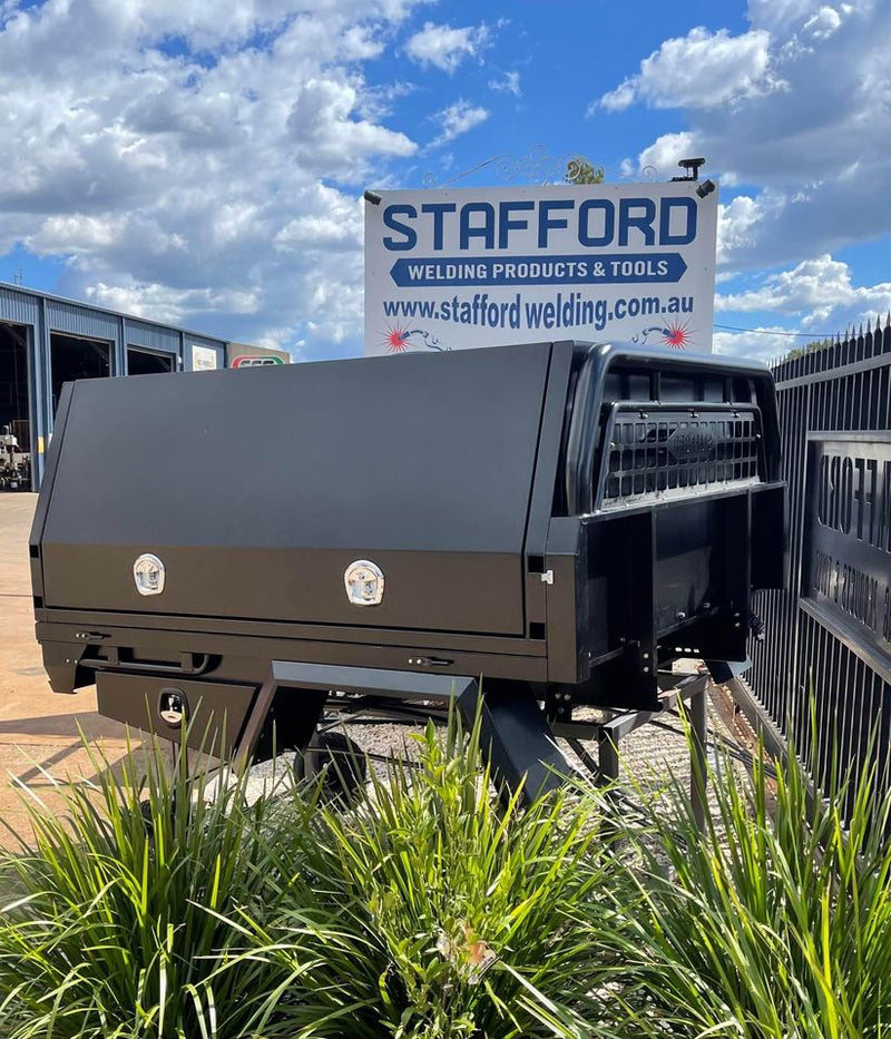 STAFFORD INDUSTRIAL ALUMINIUM UTE TRAY AND 2000MM CANOPY COMBO TO SUIT RAM