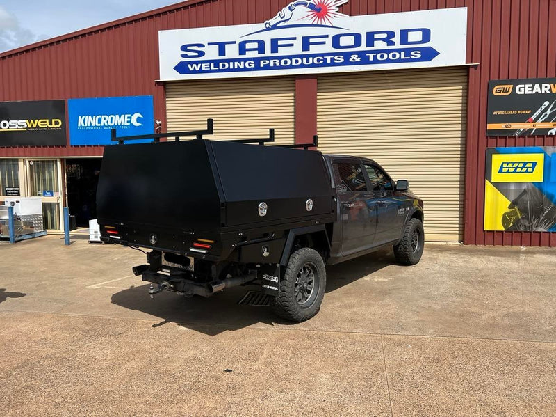 STAFFORD INDUSTRIAL ALUMINIUM UTE TRAY AND 2000MM CANOPY COMBO TO SUIT RAM