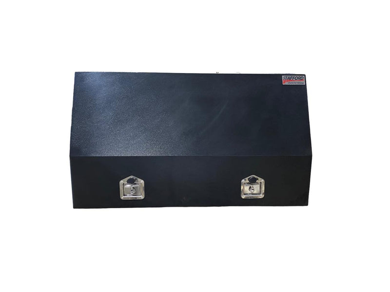 STAFFORD INDUSTRIAL 1220MM FULL FRONT ANGLED BLACK TOOL BOX