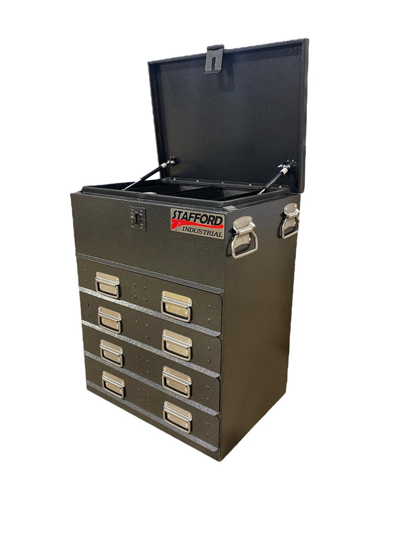 STAFFORD INDUSTRIAL TC550 SERIES 4 DR BLACK TOOL BOX