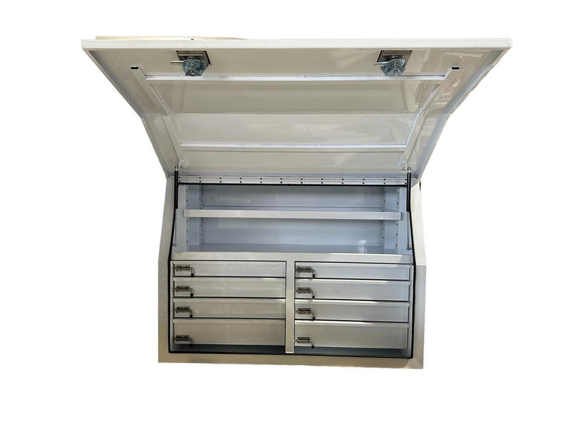 STAFFORD INDUSTRIAL 1280 FULL FRONT 8 DR TOOL BOX WHITE